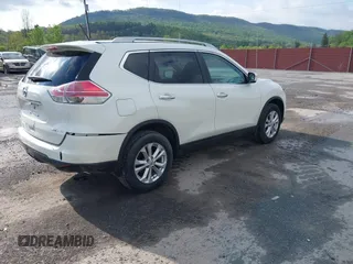 2015 Nissan Rogue SL with VIN 5N1AT2MV5FC897008, listed as a IAAI auction lot 42144349 with 101,155 mi miles and . Bid and sale history available at DreamBid. Image 4.