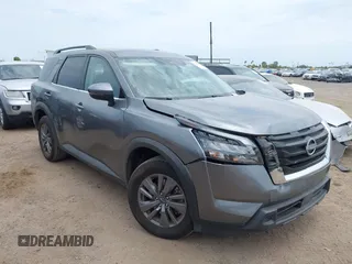 2024 Nissan Pathfinder SV with VIN 5N1DR3BA9RC276196, listed as a IAAI auction lot 42761906 with 31,693 mi miles and . Bid and sale history available at DreamBid. Image 6.