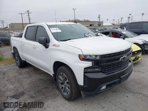 2021 Chevrolet Silverado 1500 RST with VIN 3GCUYEET6MG194383, listed as a IAAI auction lot 42000451 with 145,704 mi miles. Bid and sale history available at carsss.com. Image 1.