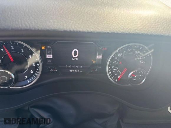 2022 Ram 1500 Lone Star with VIN 1C6SRFFT4NN464963, listed as a Copart auction lot 77888524 with 28,369 mi miles and Non repairable. Bid and sale history available at DreamBid. Image 8.
