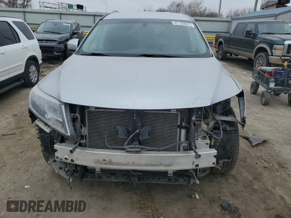 2016 Nissan Pathfinder S with VIN 5N1AR2MM6GC661703, listed as a Copart auction lot 47120825 with 101,779 mi miles and Salvage Title. Bid and sale history available at carsss.com. Image 5.