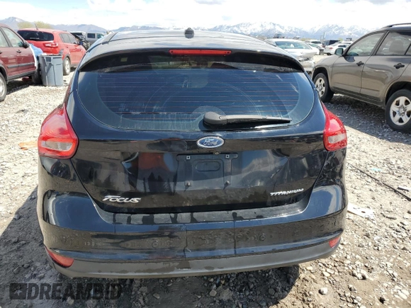 2017 Ford Focus Titanium with VIN 1FADP3N23HL279694, listed as a Copart auction lot 53452725 with 92,740 mi miles and Salvage Title. Bid and sale history available at carsss.com. Image 6.