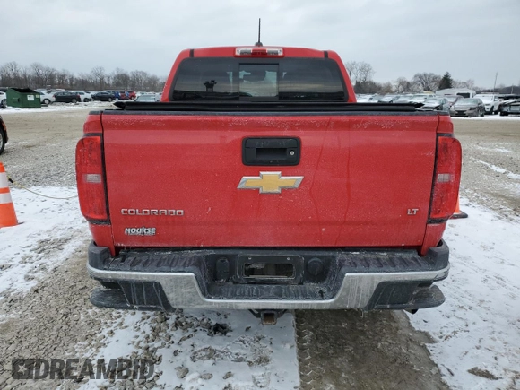 2017 Chevrolet Colorado 4WD LT with VIN 1GCPTCE1XH1223094, listed as a Copart auction lot 46211925 with 117,314 mi miles and Salvage title. Bid and sale history available at DreamBid. Image 6.