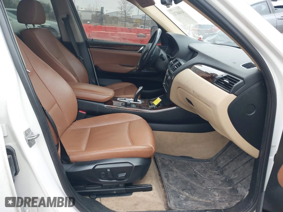 2013 BMW X3 xDrive28i with VIN 5UXWX9C55D0A27106, listed as a IAAI auction lot 41468713 with 198,996 mi miles. Bid and sale history available at carsss.com. Image 5.