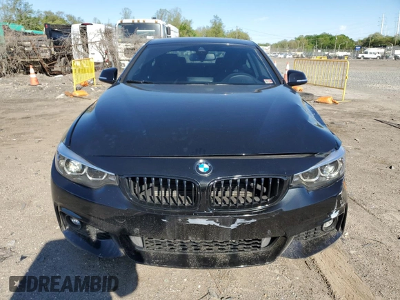 2020 BMW 4 Series 430i with VIN WBA4W3C07LFJ79827, listed as a Copart auction lot 54547705 with 37,185 mi miles and Salvage title. Bid and sale history available at DreamBid. Image 5.