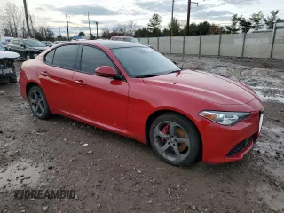 2018 Alfa Romeo Giulia with VIN ZARFAEDN3J7567151, listed as a Copart auction lot 85385364 with Not provided miles and Salvage title. Bid and sale history available at DreamBid. Image 4.