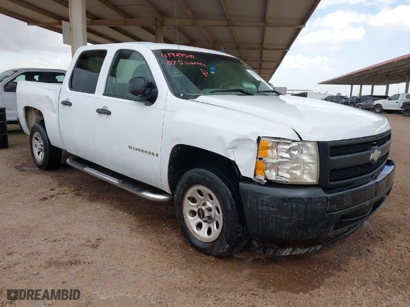 2007 Chevrolet Silverado 1500 LT w/1LT with VIN 2GCEC13C771629942, listed as a IAAI auction lot 41929505 with 200,432 mi miles. Bid and sale history available at carsss.com. Image 1.