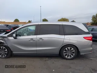 2022 Honda Odyssey EX-L with VIN 5FNRL6H77NB041754, listed as a IAAI auction lot 41791425 with 15,306 mi miles and . Bid and sale history available at DreamBid. Image 15.