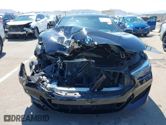 2022 BMW 8 Series 840i with VIN WBAGV2C06NCH71589, listed as a IAAI auction lot 41852263 with Not Provided miles and . Bid and sale history available at carsss.com. Image 12.