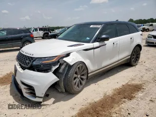 2018 Land Rover Range Rover Velar R-Dynamic SE z VIN SALYL2RX0JA743302, wystawiony jako Copart lot #63206095 z przebiegiem 76 549 mil mil oraz Szkoda całkowita • Salvage title. Historia ofert i sprzedaży dostępna na DreamBid. Obrazek 1.