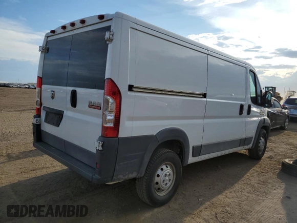 2016 Ram ProMaster Cargo with VIN 3C6TRVAG5GE115830, listed as a Copart auction lot 66212404 with 124,446 mi miles and Salvage Title. Bid and sale history available at DreamBid. Image 3.
