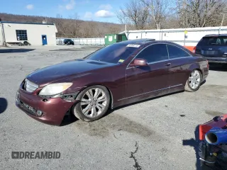 2010 Mercedes-Benz CL-Class CL 550 with VIN WDDEJ8GB1AA023894, listed as a Copart auction lot 46368715 with 123,404 mi miles and Clean Title. Bid and sale history available at carsss.com. Image 1.