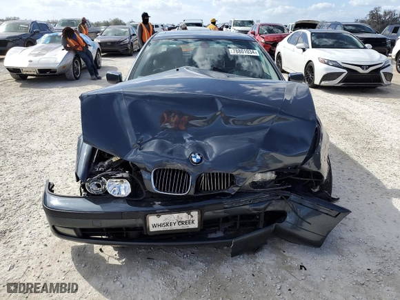2000 BMW 5 Series 540iA with VIN WBADN6341YGM69313, listed as a Copart auction lot 78801034 with 95,733 mi miles and Salvage Title. Bid and sale history available at carsss.com. Image 5.