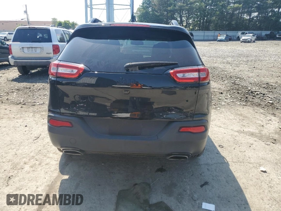 2016 Jeep Cherokee Limited with VIN 1C4PJMDS5GW310229, listed as a Copart auction lot 61841205 with 90,653 mi miles and Salvage title. Bid and sale history available at DreamBid. Image 6.