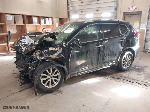 2018 Nissan Rogue SV with VIN KNMAT2MV7JP599968, listed as a IAAI auction lot 41363011 with 71,476 mi miles. Bid and sale history available at carsss.com. Image 19.