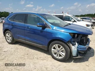2020 Ford Edge SEL with VIN 2FMPK4J9XLBA11714, listed as a Copart auction lot 60585555 with 101,593 mi miles and Salvage title. Bid and sale history available at DreamBid. Image 4.