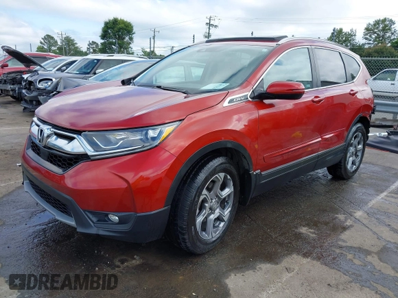 2018 Honda CR-V EX-L z VIN 2HKRW2H83JH651686, wystawiony jako IAAI lot #42356284 z przebiegiem 60 550 mil mil oraz . Historia ofert i sprzedaży dostępna na DreamBid. Obrazek 20.