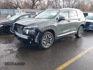 2023 Hyundai Santa Fe Limited with VIN 5NMS4DAL2PH483210, listed as a IAAI auction lot 41702748 with 18,247 mi miles. Bid and sale history available at carsss.com. Image 2.