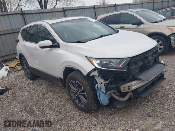 2021 Honda CR-V EX with VIN 5J6RW2H58ML000912, listed as a IAAI auction lot 41922418 with 67,140 mi miles. Bid and sale history available at carsss.com. Image 1.