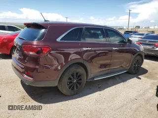 2019 Kia Sorento LX V6 with VIN 5XYPGDA51KG522693, listed as a Copart auction lot 65609394 with 71,524 mi miles and Clean Title. Bid and sale history available at carsss.com. Image 3.