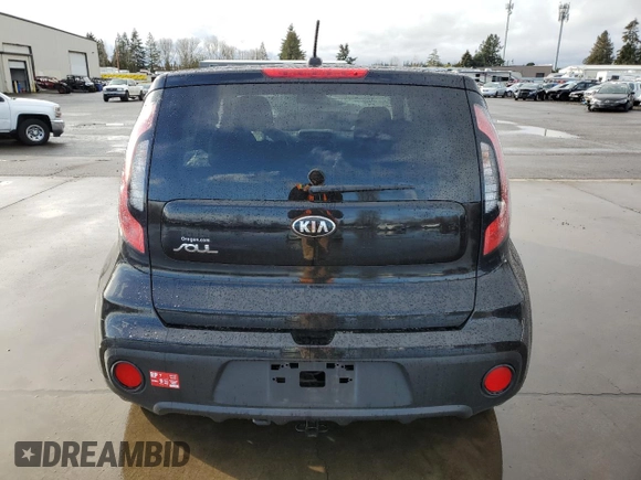 2017 Kia Soul with VIN KNDJN2A2XH7422443, listed as a Copart auction lot 44180945 with 0 mi miles and Salvage Title. Bid and sale history available at carsss.com. Image 6.