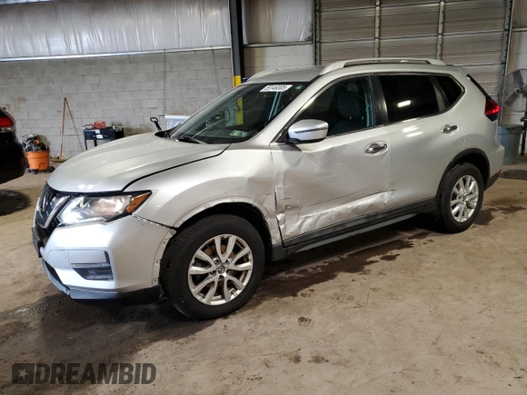 2017 Nissan Rogue SL with VIN 5N1AT2MV7HC859301, listed as a Copart auction lot 59146305 with 92,531 mi miles and Salvage title. Bid and sale history available at DreamBid. Image 1.