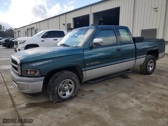 1996 Dodge Ram 1500 with VIN 3B7HC13YXTG197440, listed as a Copart auction lot 46131835 with 224,246 mi miles and Salvage Title. Bid and sale history available at carsss.com. Image 1.