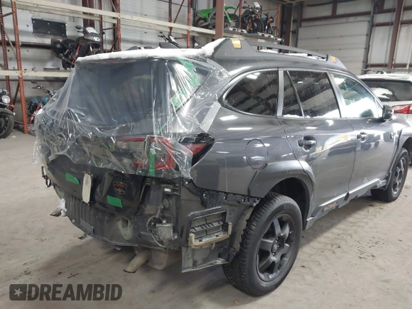 2022 Subaru Outback Wilderness with VIN 4S4BTGUD5N3247425, listed as a IAAI auction lot 41510064 with 172,612 mi miles and . Bid and sale history available at DreamBid. Image 4.