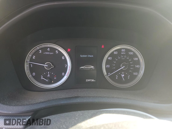 2018 Hyundai Sonata SEL with VIN 5NPE34AF3JH632681, listed as a Copart auction lot 50630445 with 239,738 mi miles and Non Repairable. Bid and sale history available at DreamBid. Image 9.