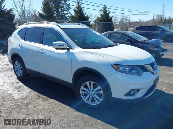 2016 Nissan Rogue SL with VIN 5N1AT2MV9GC773664, listed as a IAAI auction lot 41563438 with 57,264 mi miles and . Bid and sale history available at DreamBid. Image 1.