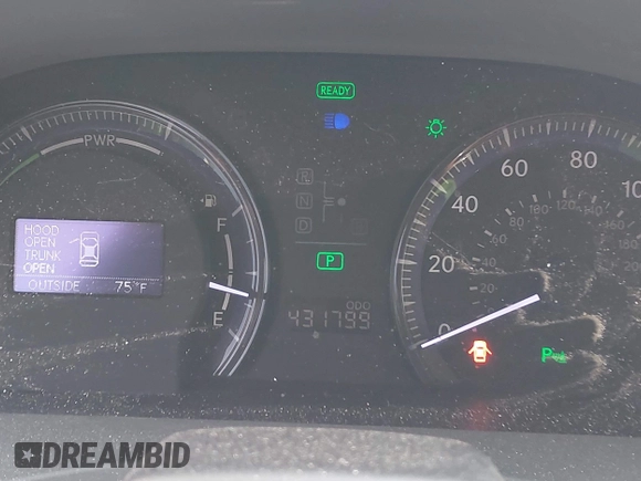 2010 Lexus HS 250h with VIN JTHBB1BA6A2013077, listed as a IAAI auction lot 41932312 with 431,799 mi miles and . Bid and sale history available at DreamBid. Image 15.