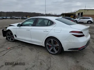 2024 Genesis G70 2.5T with VIN KMTG34SC2RU136755, listed as a Copart auction lot 86983654 with Not Provided miles and Salvage Title. Bid and sale history available at DreamBid. Image 2.
