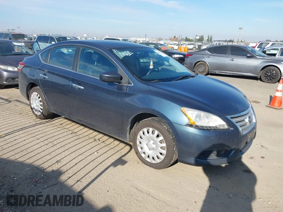 2014 Nissan Sentra S with VIN 1N4AB7AP1EN851159, listed as a IAAI auction lot 41042294 with 274,346 mi miles and . Bid and sale history available at DreamBid. Image 1.