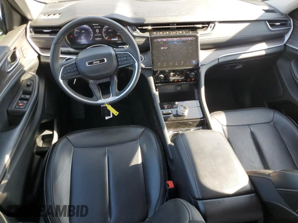 2023 Jeep Grand Cherokee Limited with VIN 1C4RJHBG8PC580605, listed as a Copart auction lot 61129795 with 27,404 mi miles and Salvage title. Bid and sale history available at DreamBid. Image 8.