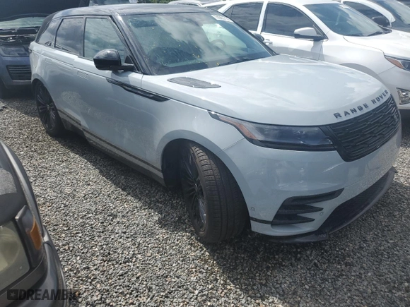 2025 Land Rover Range Rover Velar Dynamic SE with VIN SALYL2EX9SA393675, listed as a Copart auction lot 74065714 with 0 mi miles and Non Repairable. Bid and sale history available at carsss.com. Image 4.