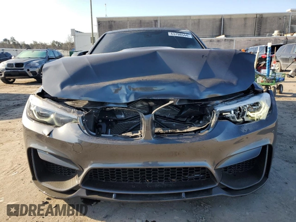 2018 BMW M3 with VIN WBS8M9C54J5K99041, listed as a Copart auction lot 43798544 with 18,972 mi miles. Bid and sale history available at carsss.com. Image 5.