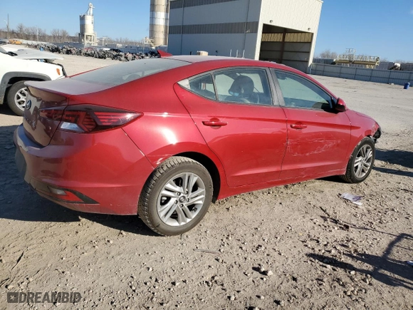 2019 Hyundai Elantra Preferred with VIN KMHD84LF9KU779794, listed as a Copart auction lot 84445924 with 60,766 mi miles and Salvage Title. Bid and sale history available at carsss.com. Image 3.