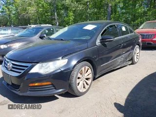 2011 Volkswagen CC Sport with VIN WVWMP7AN3BE708264, listed as a IAAI auction lot 42088964 with 1 mi miles. Bid and sale history available at carsss.com. Image 2.