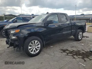2020 Chevrolet Silverado 1500 Custom with VIN 1GCRWBEH1LZ362211, listed as a Copart auction lot 74352484 with 96,416 mi miles and Salvage Title. Bid and sale history available at carsss.com. Image 1.