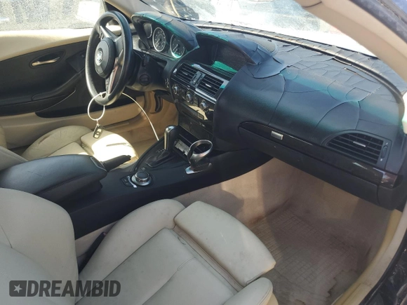 2006 BMW 6 Series 650Ci with VIN WBAEH13436CR49324, listed as a Copart auction lot 76476244 with 97,064 mi miles and Non Repairable. Bid and sale history available at carsss.com. Image 8.