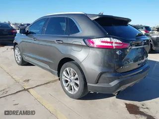 2019 Ford Edge Titanium with VIN 2FMPK3K97KBC46935, listed as a IAAI auction lot 41651078 with 163,387 mi miles. Bid and sale history available at carsss.com. Image 3.