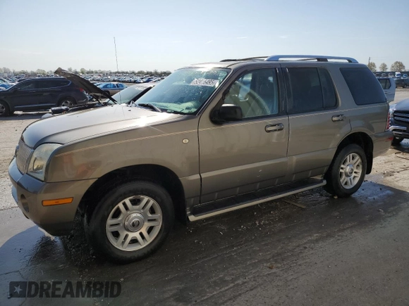 2003 Mercury Mountaineer Convenience with VIN 4M2DU86W43ZJ14299, listed as a Copart auction lot 52426495 with 155,577 mi miles and Salvage title. Bid and sale history available at DreamBid. Image 1.
