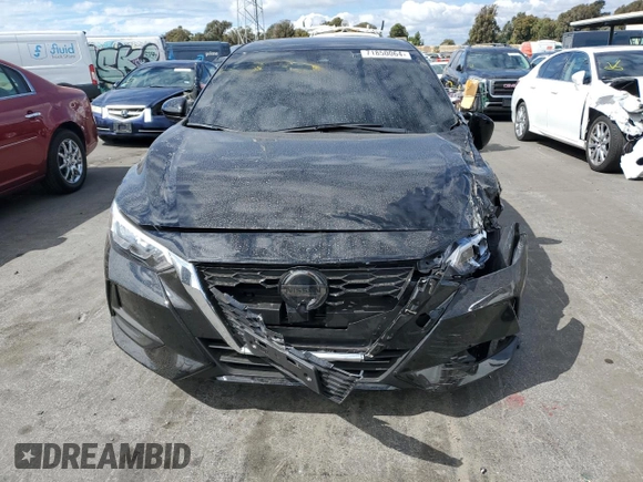 2023 Nissan Sentra SV with VIN 3N1AB8CVXPY315671, listed as a Copart auction lot 71850064 with 24,534 mi miles and Salvage Title. Bid and sale history available at carsss.com. Image 5.