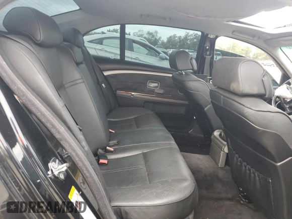 2006 BMW 7 Series 750Li with VIN WBAHN83596DT25366, listed as a Copart auction lot 71251924 with Not Provided miles and Salvage Title. Bid and sale history available at carsss.com. Image 11.