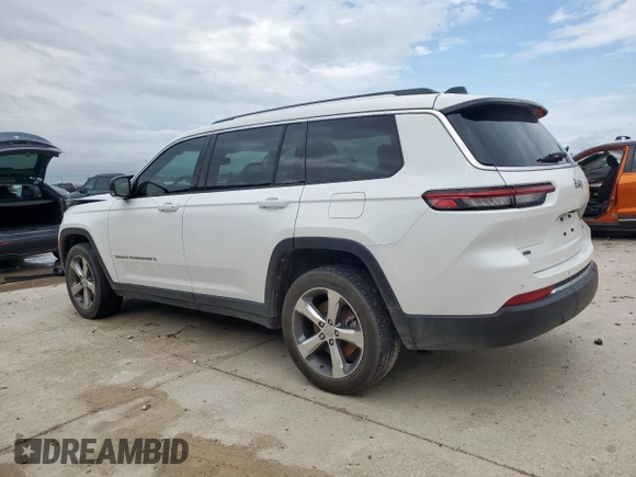 2021 Jeep Grand Cherokee Limited with VIN 1C4RJJBG9M8143251, listed as a Copart auction lot 58413385 with 60,787 mi miles and Salvage title. Bid and sale history available at DreamBid. Image 2.