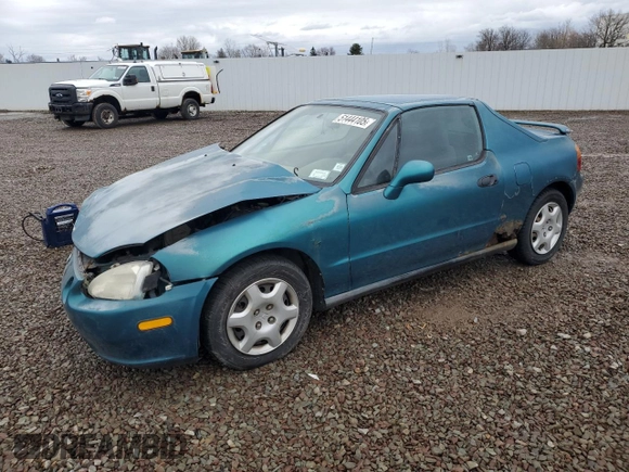 1995 Honda del Sol S with VIN JHMEG1148SS002982, listed as a Copart auction lot 51444105 with 259,020 mi miles and Salvage Title. Bid and sale history available at carsss.com. Image 1.