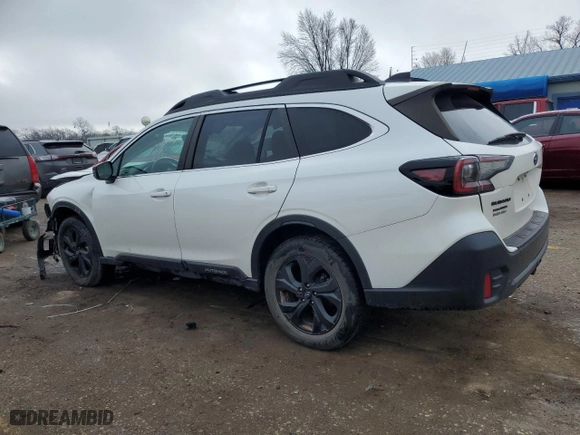 2022 Subaru Outback Onyx Edition XT with VIN 4S4BTGLD5N3252707, listed as a Copart auction lot 89006325 with 39,730 mi miles and Salvage Title. Bid and sale history available at carsss.com. Image 2.