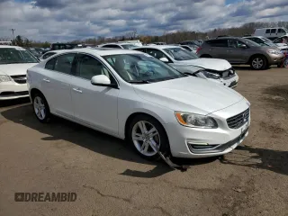 2015 Volvo S60 T5 Premier with VIN YV1612TB7F1309090, listed as a Copart auction lot 48216545 with 160,525 mi miles and Salvage Title. Bid and sale history available at carsss.com. Image 4.