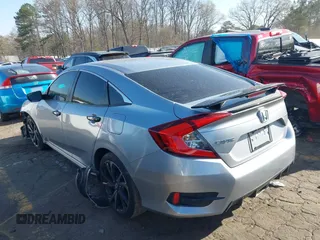 2020 Honda Civic Sedan Sport with VIN 2HGFC2F83LH584955, listed as a IAAI auction lot 41832904 with Not Provided miles. Bid and sale history available at carsss.com. Image 3.
