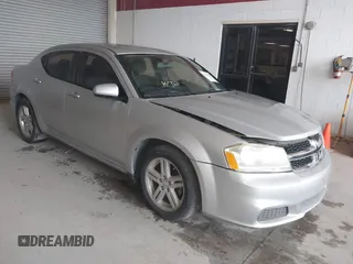 2012 Dodge Avenger SXT with VIN 1C3CDZCB1CN237157, listed as a IAAI auction lot 42566384 with 210,583 mi miles and . Bid and sale history available at DreamBid. Image 1.